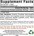 Picolinato de crómio 200 mcg e vitamina K2 (MK7) com D3