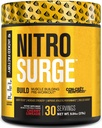 Fábrica Jacked Nitrosurge construir pré-treino com creatina para construção muscular - Con Cret Pó & elevATP Energia intensa, bombas poderosas, Endurance sem fim 30 Servings, Limeade de cereja