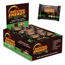 Energia de condução - Tamanho de mordida de energia cafeínada - Chocolate escuro Menta Energia Combustível com 150mg de cafeína - Long-Lasting Energia para o ginásio, treino, Adultos - Grande Gosto - Baixo Carbo - Snack saudável - 50 Conde