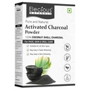 Naturals Ativado carvão em pó ideal para rosto e pele removido pele morta, impurezas e desintoxicar pele coco carvão em pó 100% Natural 200gm