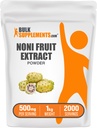 BulkSuplements.com Noni Fruit Extract Powder - Noni Fruit Supplement, Superfood Powder - Gluten Free, 500mg por serviço, 1kg (2,2 lbs) (Pack of 1)