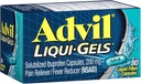 Advil Liqui-Gels 80 Liqui-Gels (Pacote de 3)