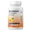 Balancebreens Bromelain 500mg, 120 Cápsulas - Pineapple Extract Enzima Digestiva, Suporta Digestão e Suplemento de Saúde Conjunta