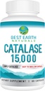 Melhor Terra Naturals Catalase Suplemento 15.000 - Suplementos de cabelo para cabelos fortes - 60 Cápsulas (60-Dia de Abastecimento)