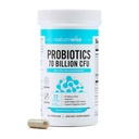 NatureWise Probióticos 70 bilhões UFC - 17 Strains + Prebióticos Orgânicos - Imune, Digestive & Gut Health Support for Women & Men - Vegetarian, Gluten-Free, Non-GMO - 60 Cápsulas[2-Month Supply]
