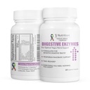Enzimas Digestivas para Estômagos Sensíveis - Suporta Nervo Vagus, Suporte Pancreático Vegetariano, Fórmula de liberação cronometrada para a Saúde da Gut Optimal, Melhora a Digestão Alimentar & Flora Gut