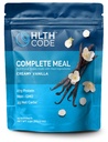 HLTH Código Completa Substituição de Refeição Shake - Reposição de Refeição Mais Saudável = Mais Saudável Você , Keto Friendly , alta proteína , , baixo carboidrato , colagénio , sem glúten , , creme sabor de baunilha (15 porções)