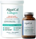 ALGAECAL Pacote de cálcio e colágeno – Colágeno hidrolisado Completo com Verisol, Fortibone & Fortigel suportado clinicamente, mais 13 Minerals de suporte ósseo e vitamina D3 para a saúde óssea e anti-envelhecimento