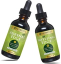 Go Nutrients Adrenal Edge & Intestinal Edge .Suplemento digestivo .Energia & Fadiga Suplemento Cortisol Manager Drops líquidos Não-GMO, Gluten Free, 9 Powerhouse Herbs manter a função adrenal do corpo