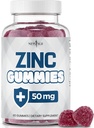 NOVA IDADE Gummies de Zinco - 50mg Suplemento de Zinco de Imune de Alta Imune, Defesa Imune, Poderoso Antioxidante Natural, Não-GMO - por Nova Idade (60 Count (Pacote de 1))