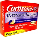cortizona 10 Máximo Strenght Intensivo Cura 1% de hidrocortisona Anti Comich Cream Dois tubos de 20z, Total 4 onças