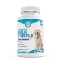 Cardo de leite de animais de estimação Wanderfound para cães – Saboroso Salmon & Bacon Flavored Suporte ao fígado natural para animais de estimação – Rim Cleanse Detox e fórmula de reparo Fabricado nos EUA – 100 comprimidos mastigáveis