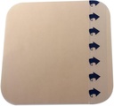 Dynarex DynaDerm Dressings Hydrocolloid, Bandagens de umidade estéril para feridas, 6" x 6", Extra Thin & Latex-free, Navios em Peel-Down Patches, 1 caixa de 5 Dressings