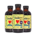 ESSENCIAIS FILHOS Primeira Defesa - Crianças Suporte Imune, Suporte Imune para Crianças, Crianças 1-3, Bebês 6 meses+, Syrup Vitamina com Elderberry, Zinco, Não GMO, Gluten Free - 4 Fl Oz (Pacote de 3)