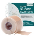 Silicone Scar Sheets (1,6 "x 79" Roll-2M), Fita de Silicone Scar para o tratamento de remoção de cicatrizes, Tiras de Silicone Scar reutilizáveis para C-Seção, Keloid, Queimar, Acne, Cicatrizes Cirúrgicas