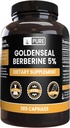 INGREDIENTES ORIGINAIS PUROS Berberina de selo dourado Sem magnésio ou enchimento de arroz, sempre puros, verificados em laboratório (365 Contagem)
