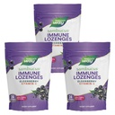 Maneira da natureza Sambucus Imune Lozenges, Vitamina C de alta potência, Elderberry, Wild Cherry Flavored, 24 Lozenges (Packaging May Vary) - 3 Pack
