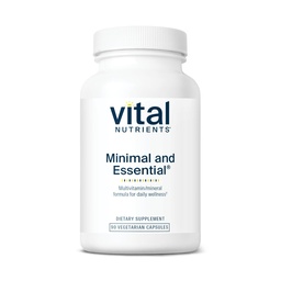Nutrientes Vitais Minimal e Essencial Multivitamínico Um por dia Multi Vitamina, Minerais e Antioxidantes Suplemento *      , Sem Ferro , Glúten, Lacticínio, Soja Grátis , Não-GMO , 90 Cápsulas