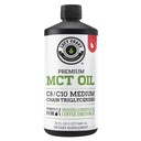 100% Coco MCT óleo líquido - MCT óleo C8 C10 para a energia mental mantida & Focus Suporte Grande para smoothies saladas café & mais - Palm Free Vegan Keto & Paleo Friendly 60+ Servings (32 Fl Oz)