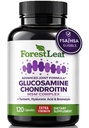 Glucosamina Condroitin HSH Complex Supplement - Tripla Força 1200mg Suplemento de apoio conjunto para mulheres e homens com ácido acrímico, hialurônico e bromelaína para flexibilidade muscular - 120 Caps