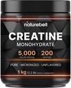 NatureBell Creatina Mono-hidratado em pó 1.000g, 5.000mg por serviço, 200 Servings (2,2 lb)