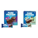 Pure Protein 12 Count Galactic Brownie & Chocolate Mint Cookie Protein Bares Bundle 20g & 19g High Protein
