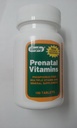 Vitaminas pré-natais de rugby, 100 comprimidos por garrafa