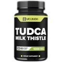 WELBUDA 1000mg Suplemento Tudca com extrato de cardo de leite - 60 Cápsulas Vegan - Suporte para o sistema imunológico, Saúde da digestão, Purificação do corpo e Saúde do cérebro