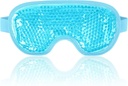 NEWGO Cooling Eye Mask for Puffy Eyes, Cold Mask Eye Ice Pack for After Eyes Surgery, Tension Stress Alief, Itchy Eyes, Cefaleias, Dark Circles - Azul