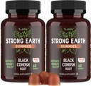 YUM-V's forte terra preto Cohosh raiz 50mg (60 contagem) - Extrato natural menopausa suplementos noite suores e flashes quentes para as mulheres