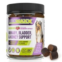 Tratamento de Infecção do Trato Urinário Dog, Bexiga e Suporte Rim para Cães, Cuidados Poderosos Animais de estimação, Mastigação Natural Macio com Cranberry & Glucosamina, Made in the USA, Chicken Flavor, 90 Count, 1 Pack