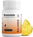 Bromelaína 500mg - Extrato de Abacaxi Enzima Digestiva - Suporta Digestão e Suplemento de Apoio Conjunto - por Balance Breens