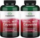 Swanson Alho com Cayenne 200 Cápsulas (2 Embalagem)