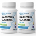 Glicinato de magnésio 500mg [Alta potência] Cápsulas Veggie, Queladas para Absorção Superior, Não-GMO, NÃO Glúten e Lacticínio, Suporta Músculo, Articulação e Saúde do Coração