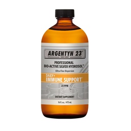 Suporte imunológico profissional Argentyn 23 - Prata coloidal, hidrosol de prata bio-ativa, 23 ppm, líquido Twist Top, 16 Fl Oz (473 ml)