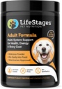 Etapa 2: Fórmula adulta multivitamínica para cães – Tudo em Um Suporte de Gestão de Peso, Saúde Digestiva, Hip & Dor Conjunta, Stress & Ansiedade & mais, Tudo Natural - Veto Aprovado