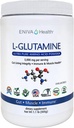Eniva Saúde L-Glutamina Pure Powder, Sem sabor (101 Servings) □ Vegan, Sem glúten, Livre de açúcar, Não-GMO, Doutor-Formulada, EUA Made □ Gut Health, Vapor, Bloating, Saúde muscular, Sistema imunológico