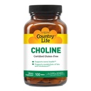 País Vida Choline 266mg, Certificado sem glúten, Certificado Vegan, Certificado Halal - 100 Comprimidos