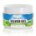 Nutrinoche Nano Silver Gel - Creme de pele de prata coloidal avançada - Cuidados com feridas e primeiros socorros Gel calmante topical mingau para queimaduras, queimadura de Razor e irritações de queimadura solar - Unscented 4 Oz Jar