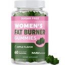 Gummies de queimador de gordura feminino para perda de peso Chá verde, Verde café Bean, Garcinia Cambogia e cetonas, queimadores de gordura para mulheres perda de peso Gummies