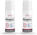Terapia articular e muscular Penetrex - Gel calmante para costas, pescoço, mãos, pés - Esfregadura Corpo inteiro Premium com Arnica, Vitamina B6 e HSH - 3 onças Roll On Gel (2-Pack)