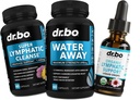 Pílulas de água Diuréticos & Suplementos de drenagem linfática - Pílulas de água de reserva natural & Suporte Linfoático Orgânico Limpeza de gotas líquidas - Fluid & Lymph System Suporte Suplemento Detox