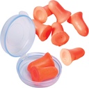 Plugs de ouvido de espuma suave Apex com caso, NRR 33db, 1 pacote, 4 pares em cada pacote