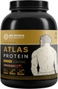 Atlas Chocolate Protein Powder □ Leite de cabra Whey com proteína de caseína 22 g de proteína por serviço de chocolate