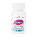 GeriCare Multivitamin pré-natal por HealthStar para mãe saudável e bebê - folato + vitamina C + vitamina D + ferro + cálcio + B12-100 Comprimidos