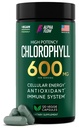 Cápsulas de Clorofila 600 mg - Comprimidos de Clorofila Natural para Mulheres e Homens - Suplemento de Clorofila Altamente BioDisponível para Energia, Imunidade, Pele + Desodorante Interno