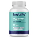 BESTVITE 7- Keto 50 mg DHEA (120 Cápsulas Vegetarianas) - Sem Estearatos
