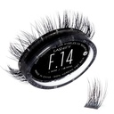 Lashify Fluffy 14mm Gossamer Extensões Cílios Refil, preto, fácil DIY Cílios falsos para adicionar plenitude e dimensão