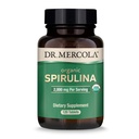 Dr. Mercola espirulina orgânica - 2.000 mg - USDA Orgânica - Suporta Destoxificação Normal e Saúde Imunitária - Alimentos integrais Superalimentos - Não-GMO, Gluten-Free & Soy-Free - 120 Comprimidos