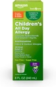 Cuidados Básicos Alergia 24 horas Alívio para Crianças, Solução Oral de Cloridrato de Cetirizina 1 mg/ml, Sabor de Uva, Toranja Livre, 8 fl oz (Pack of 1)